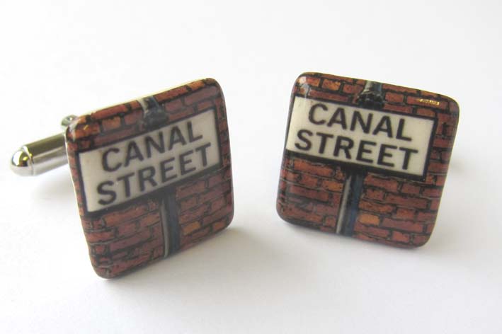 View Manchester Canal Street cufflinks